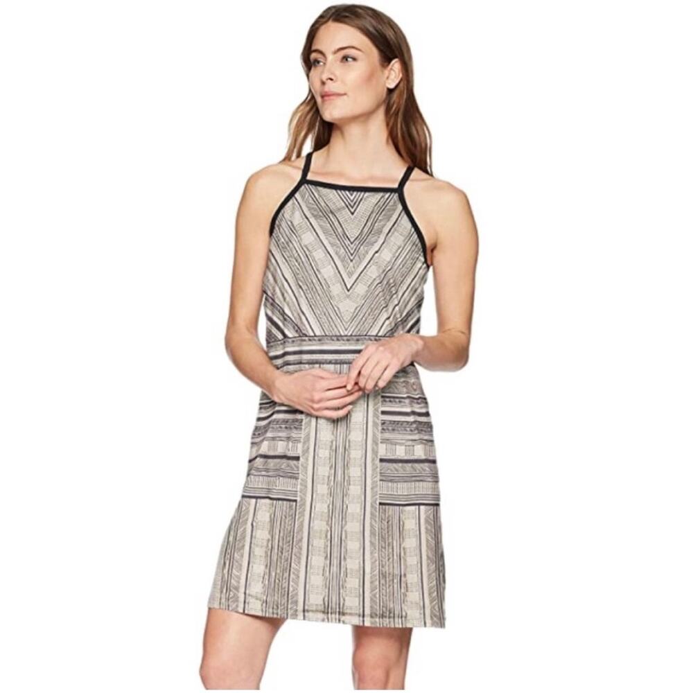 PrAna Ardor Athletic Racerback Dress Pebble Samba Large